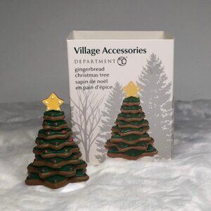 DEPT 56 GINGERBREAD CHRISTMAS TREE 6009794 VILLAGE ACCESSORIES - NEW